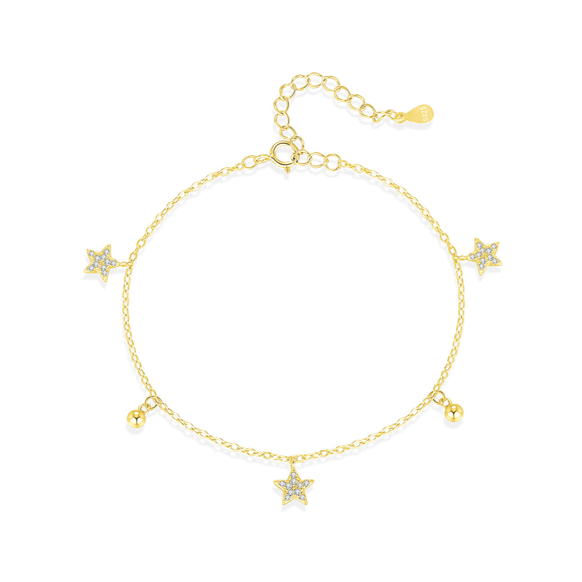 Planderful Everyday Genie Bracelet – Elegant Sterling Silver with Zircon Beads