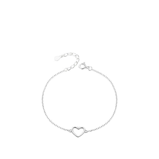 Dainty Sterling Silver Bracelet - Elegant Jewelry for Everyday Wear