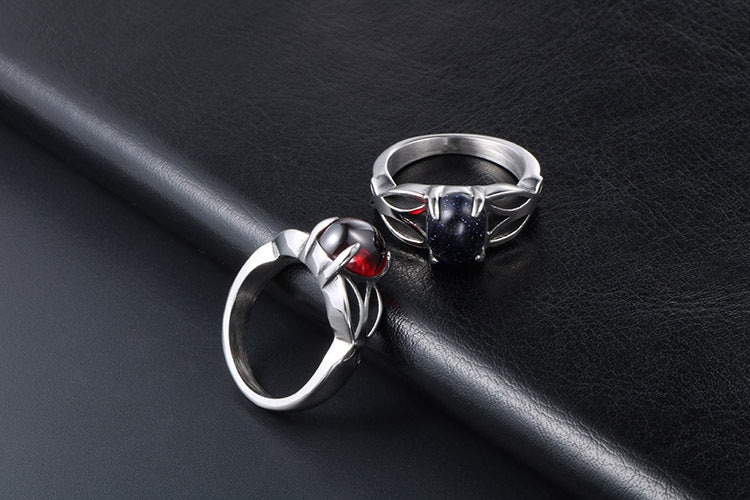 Jewel Ring Stainless Steel Fashion For Women Vintage