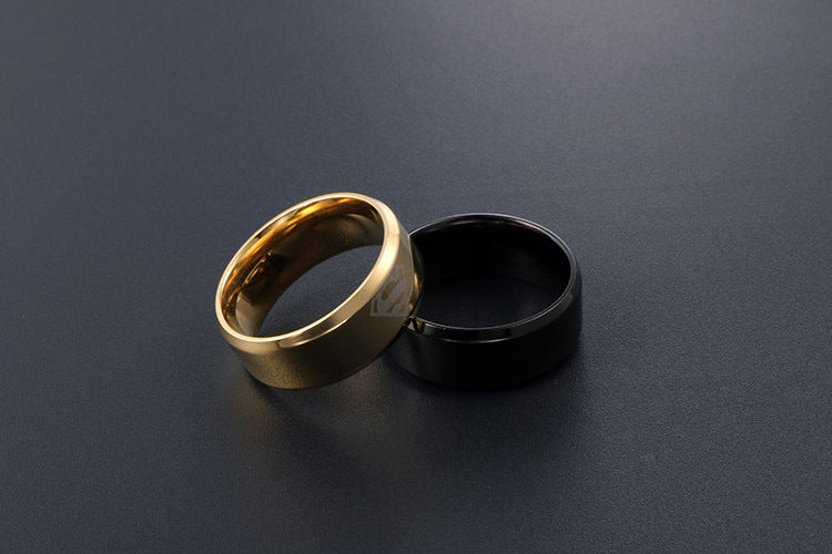 Titanium Steel Superman Fashion Ring for Men and Women - Stylish Index Finger Accessory