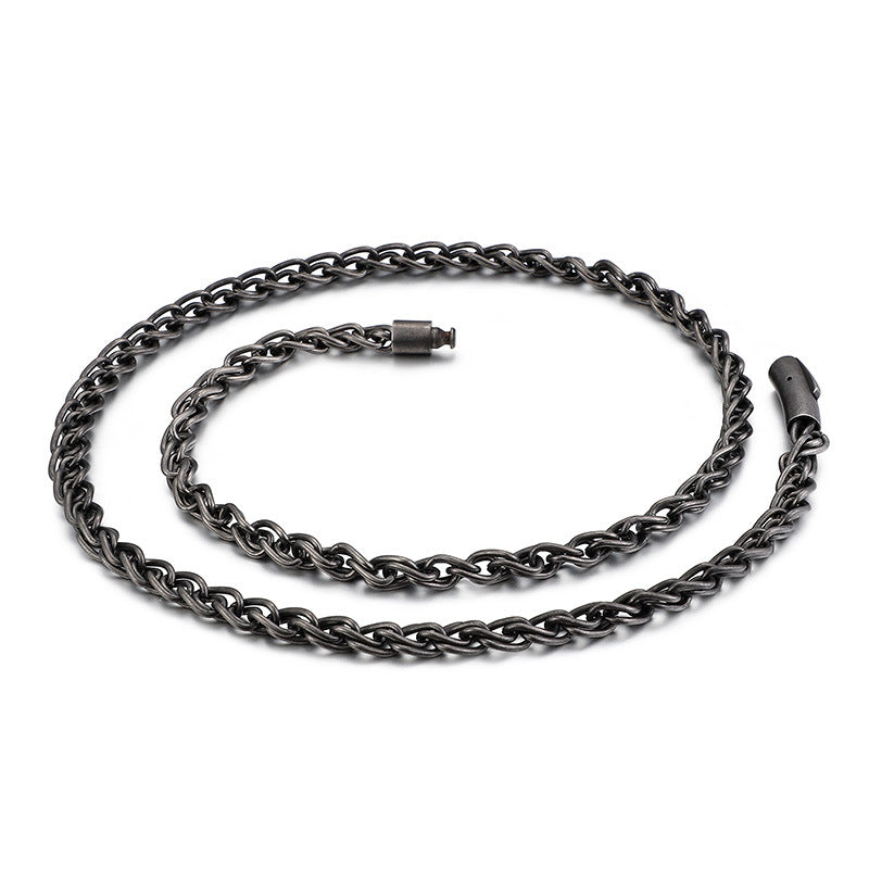 Stainless Steel Men's Necklace, Titanium Steel Chain, Direct Factory Sales For Foreign Trade