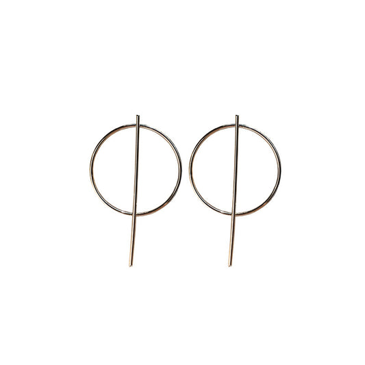 Fashion Forward Metal Drop Earrings - Vienna Verve Collection