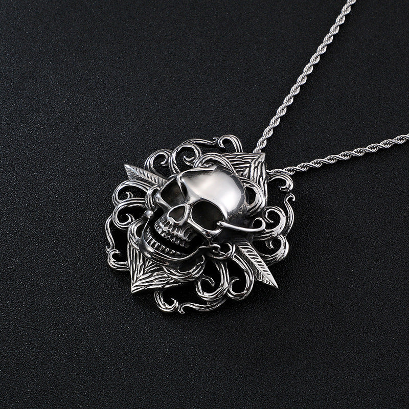 Rebel Skull Stainless Steel Pendant for Men