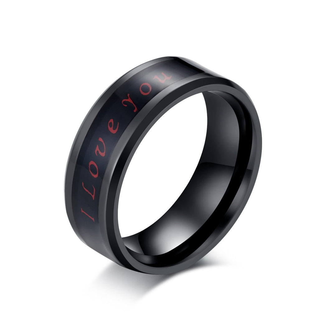 Source Manufacturer Supply Intelligent Temperature Control Ring for Men
