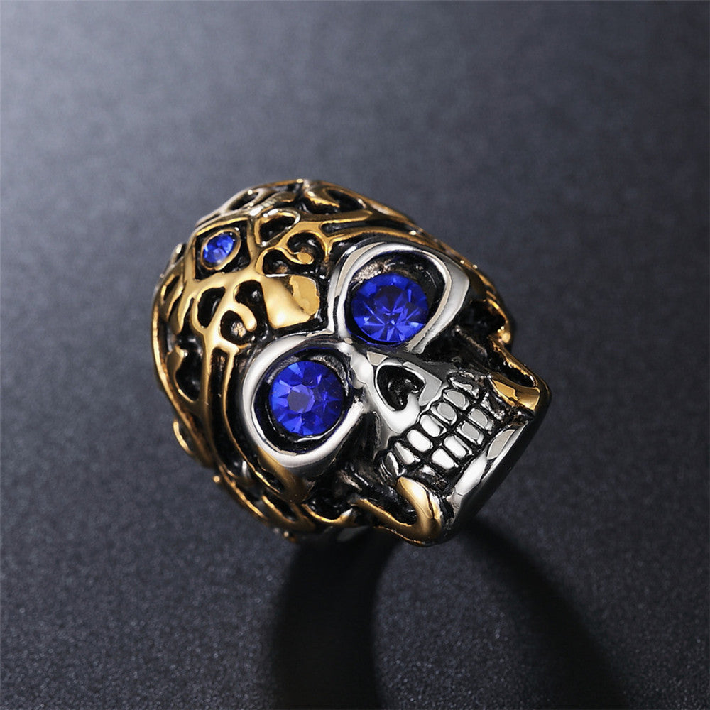 Monkey King Skull Titanium Steel Ring