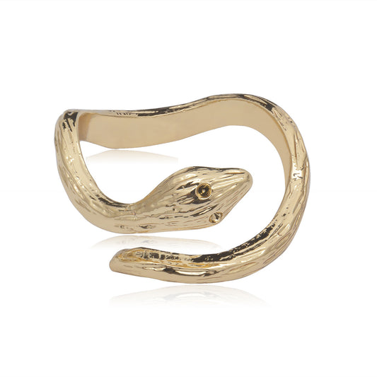 Planderful Vienna Verve Snake Shaped Ring - Adjustable Opening