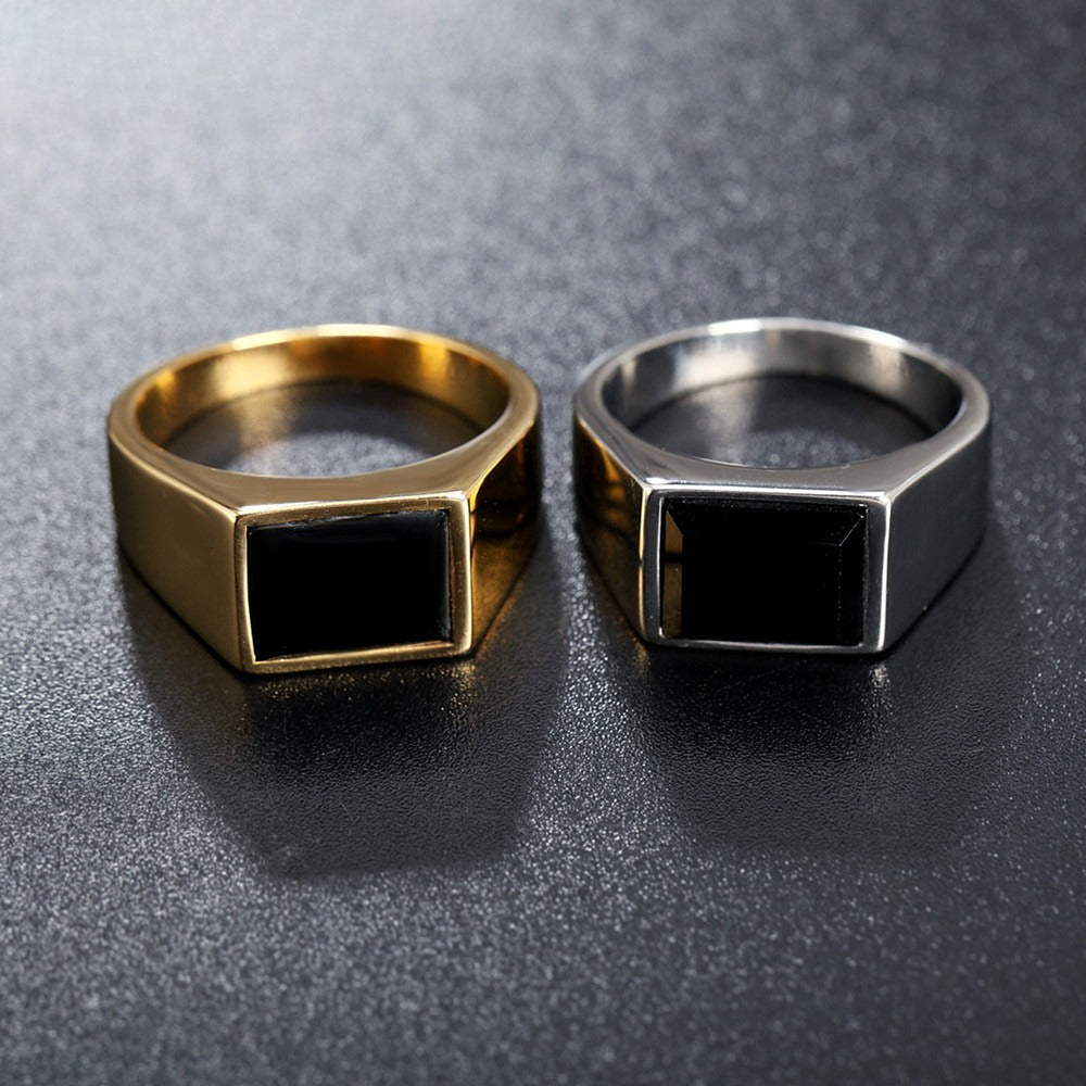 Planderful Everyday Genie Titanium Steel Ring Unisex Statement Jewelry For Men And Women Durable