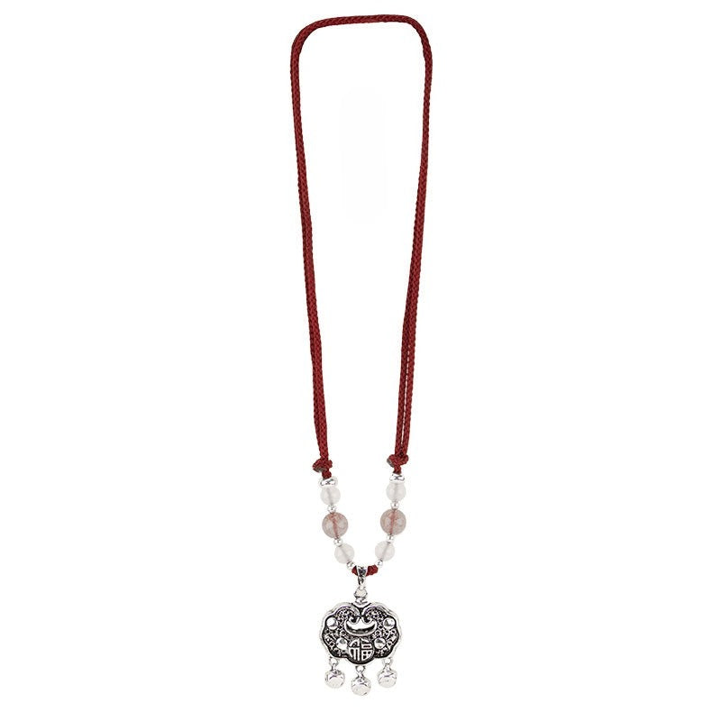 Peace Lock Pendant Necklace