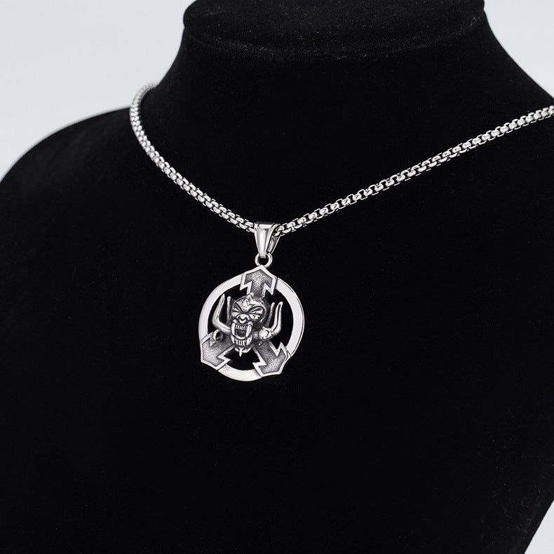 Steel Necklace – Statement Samurai Punk