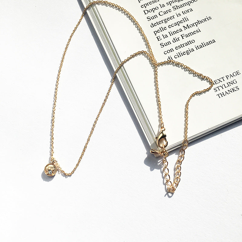 European and American Inspired Three-Layer Necklace for Women with Cross Pendant