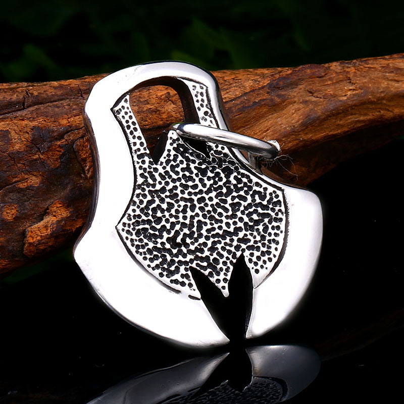 Personalized Titanium Steel Men's Pendant with Evil Eye Design – Wholesale Stainless Steel Jewelry