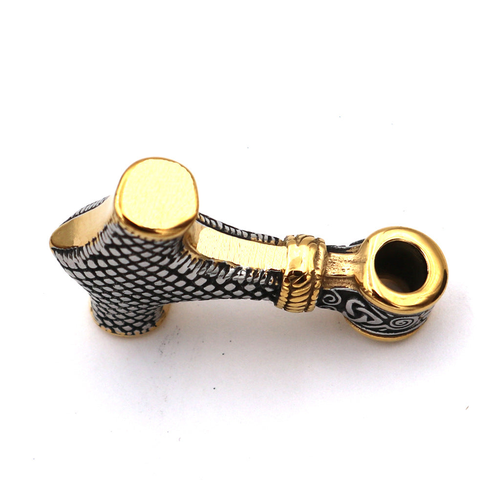 Viking Hammer Necklace - Norse Legacy Stainless Steel Pendant