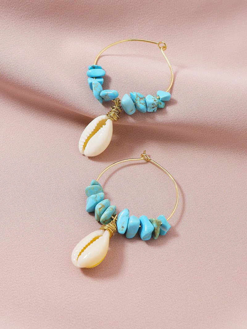 Sunset Shores Shell Earrings - Wholesale Holiday Jewelry Collection
