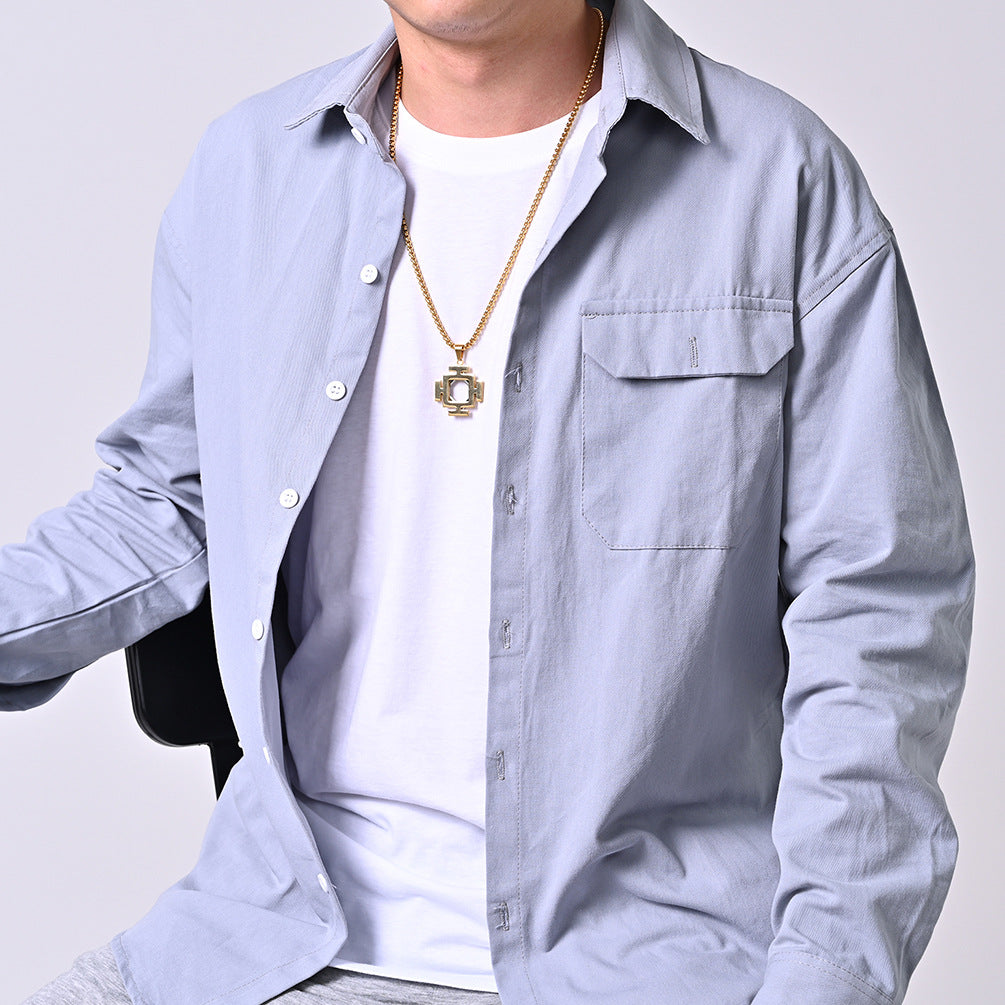 New Cubic Geometry Suspension Pendant for Hipster Necklaces