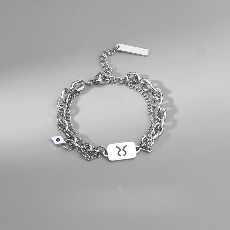 Planderful Jewelry Stainless Steel Unisex Bracelet