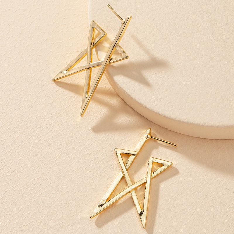 "Metallic Starburst Earrings - Vienna Verve Collection"