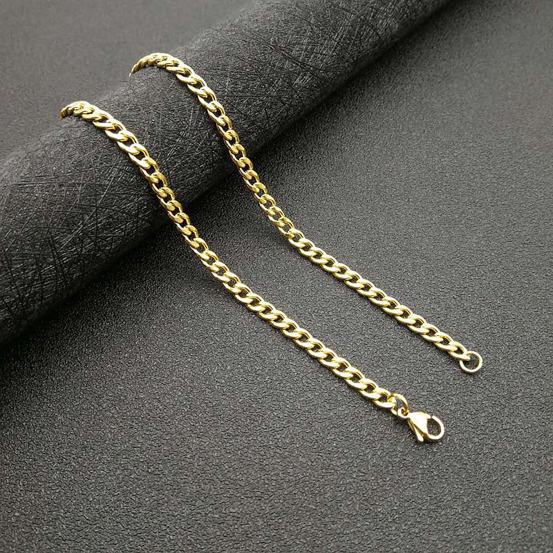 Titanium Steel Necklace – Statement Hip Hop Cross Pendant