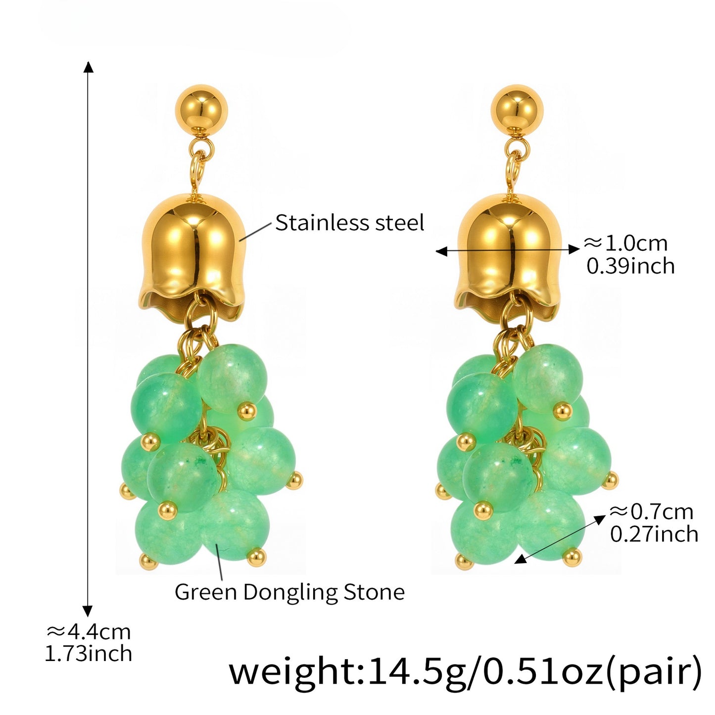 Planderful Turquoise Tassel Earrings Women Everyday Genie