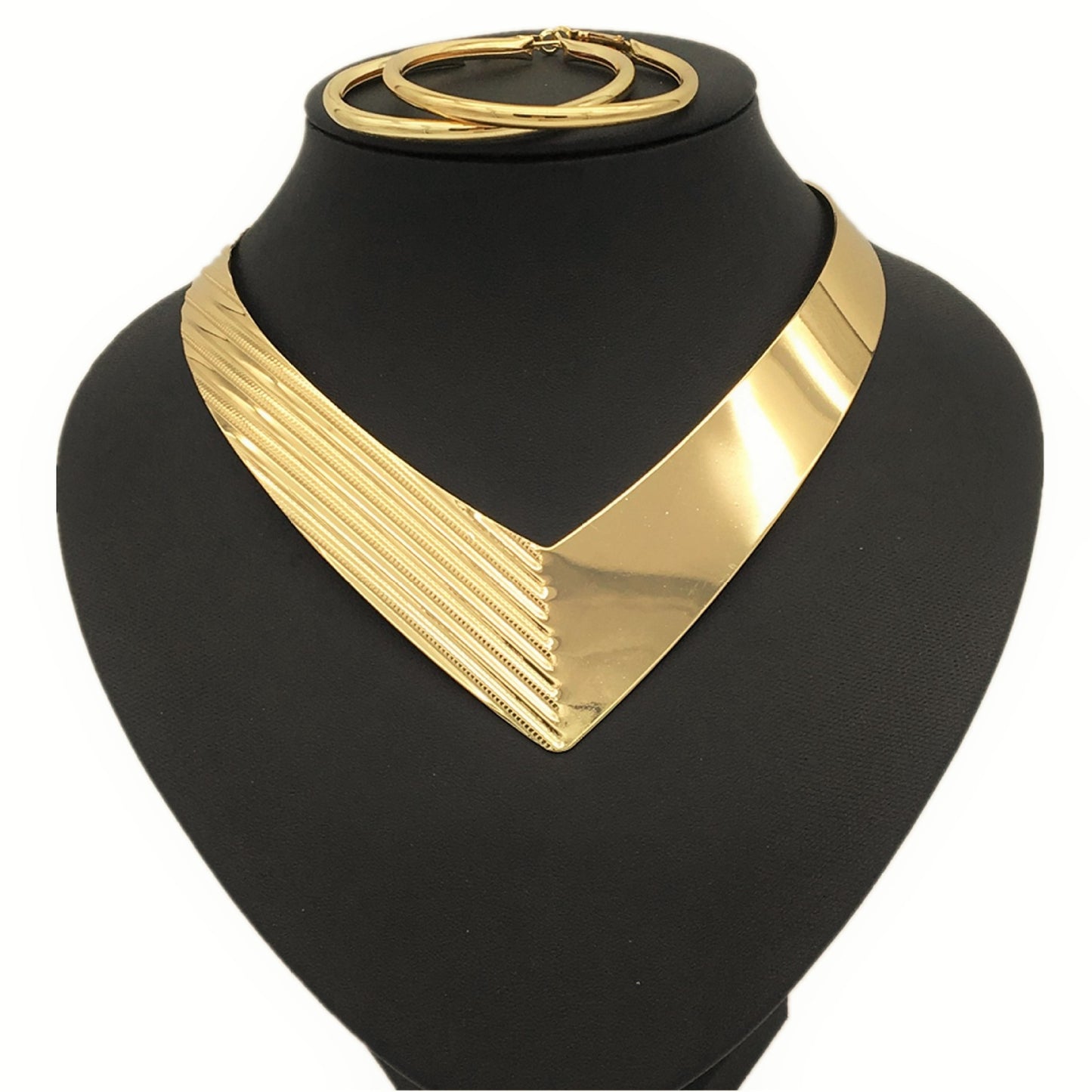 Daring Irregular Collar Necklace - Savanna Rhythms Collection