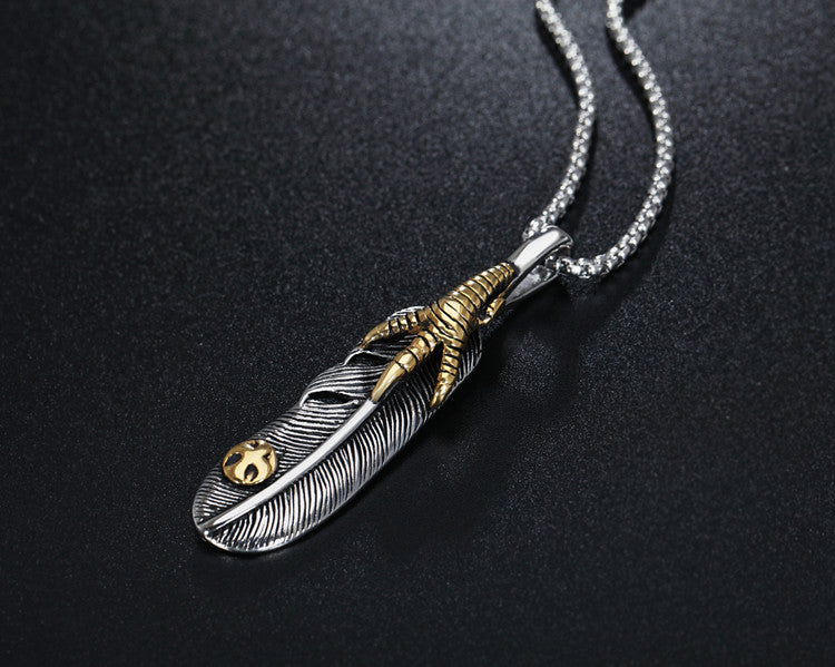 Planderful Titanium Steel Unisex Pendant Necklace With Protective Statement For Men And Women Everyday Genie Collection