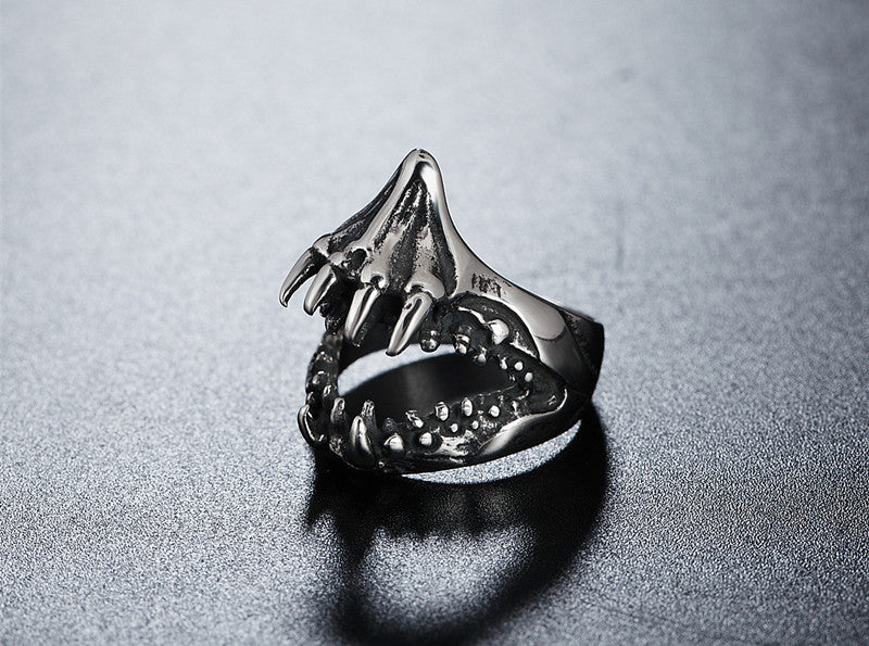 Monster Mask Titanium Steel Ring
