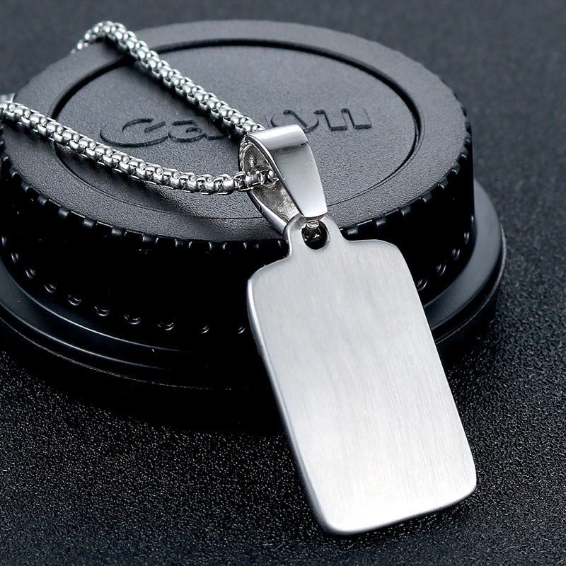 Stylish Personalized Titanium Steel Music Note Pendant for Men and Women