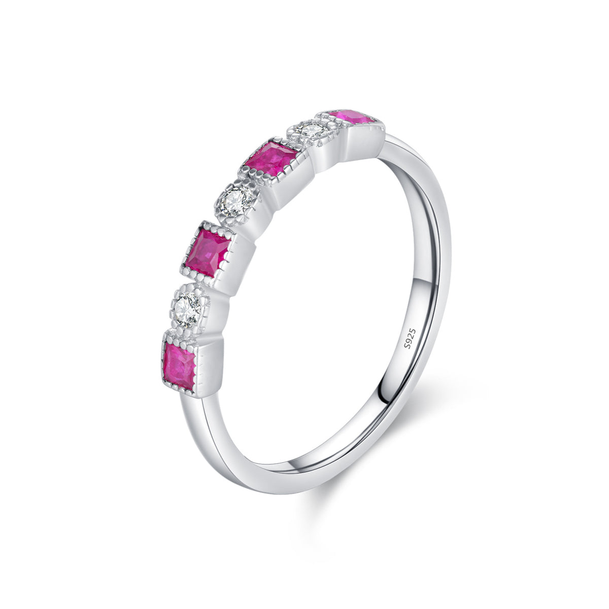 Planderful Gala Fireworks Ring – Premium Sterling Silver with Elegant Zircon