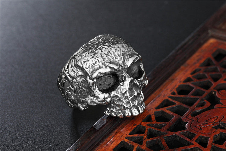 Titanium Steel Vintage-Inspired Ring