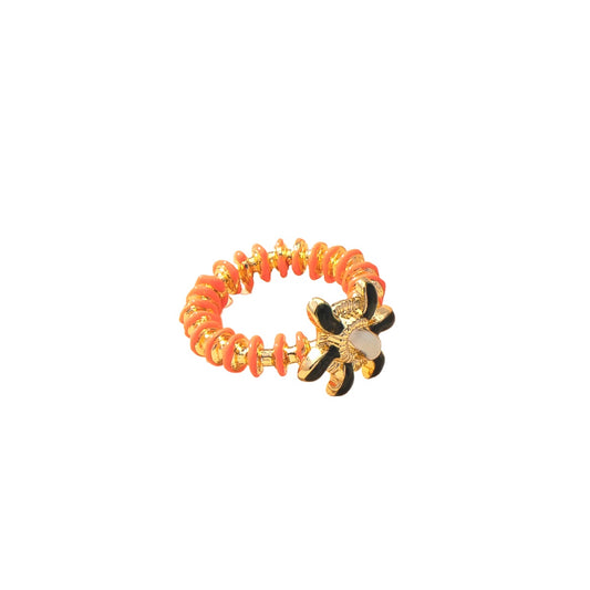 Retro Floral Woven Ring - Vienna Verve Collection