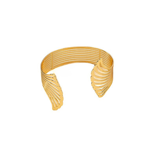 Luxury Adjustable Metal Bracelets with Unique Hollow Design - Vienna Verve Collection