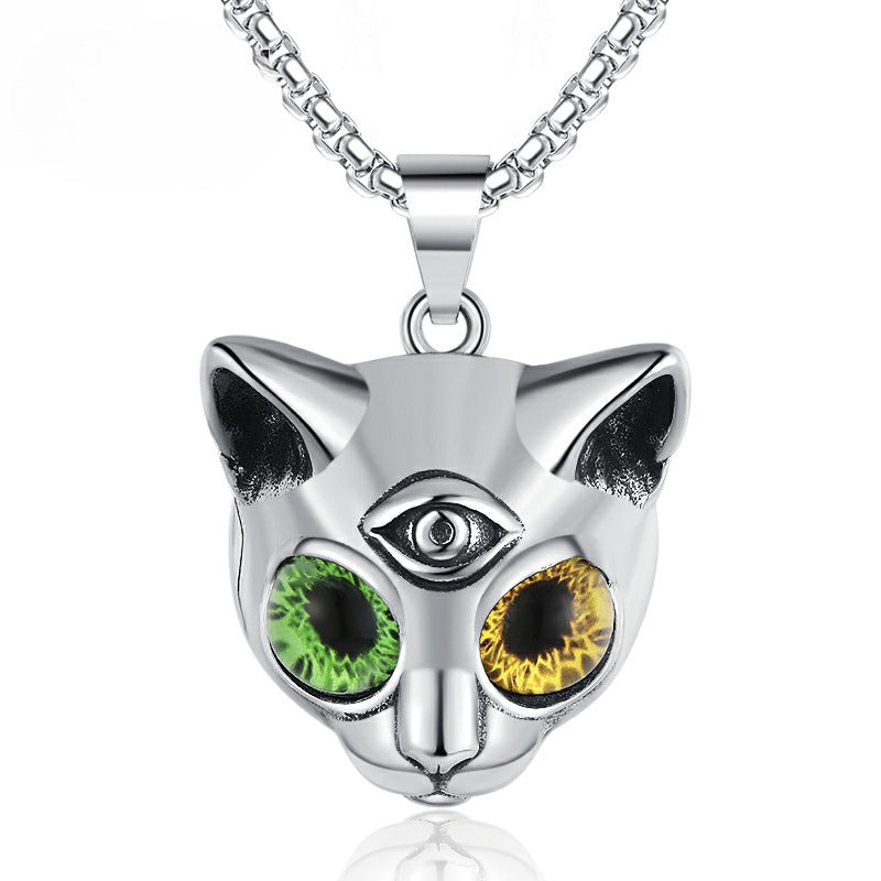 Cat Yin Pendant Necklace