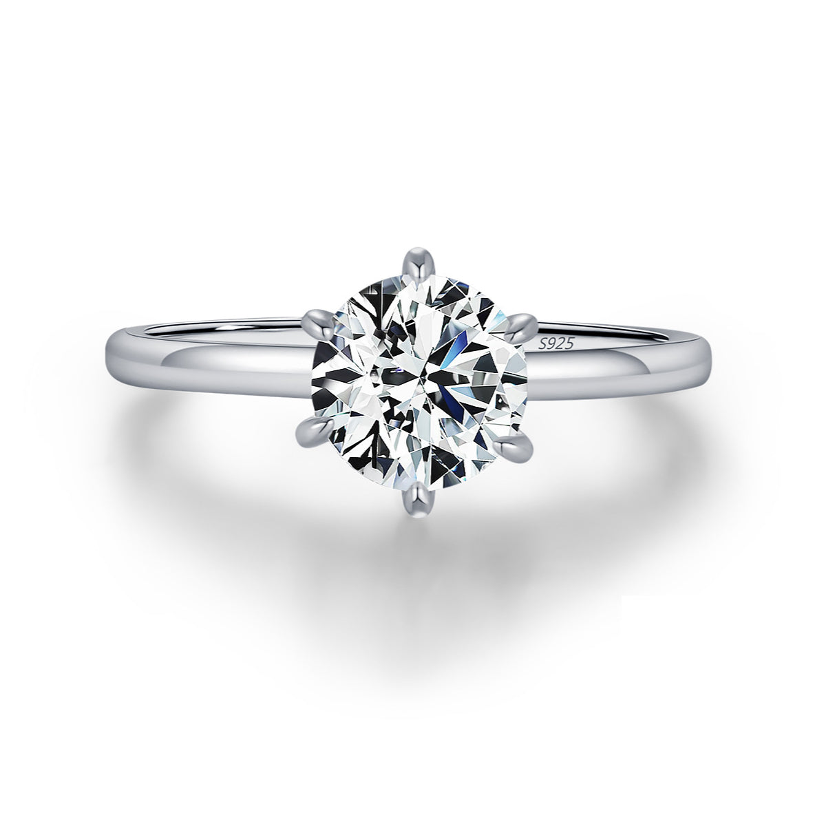Planderful Moissanite Sparkling Ring – Exquisite Water Drop Design