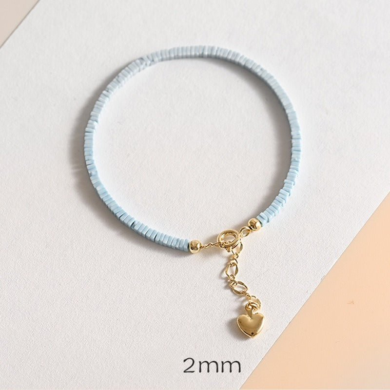 Fine Turquoise Gold-Tone Bracelet