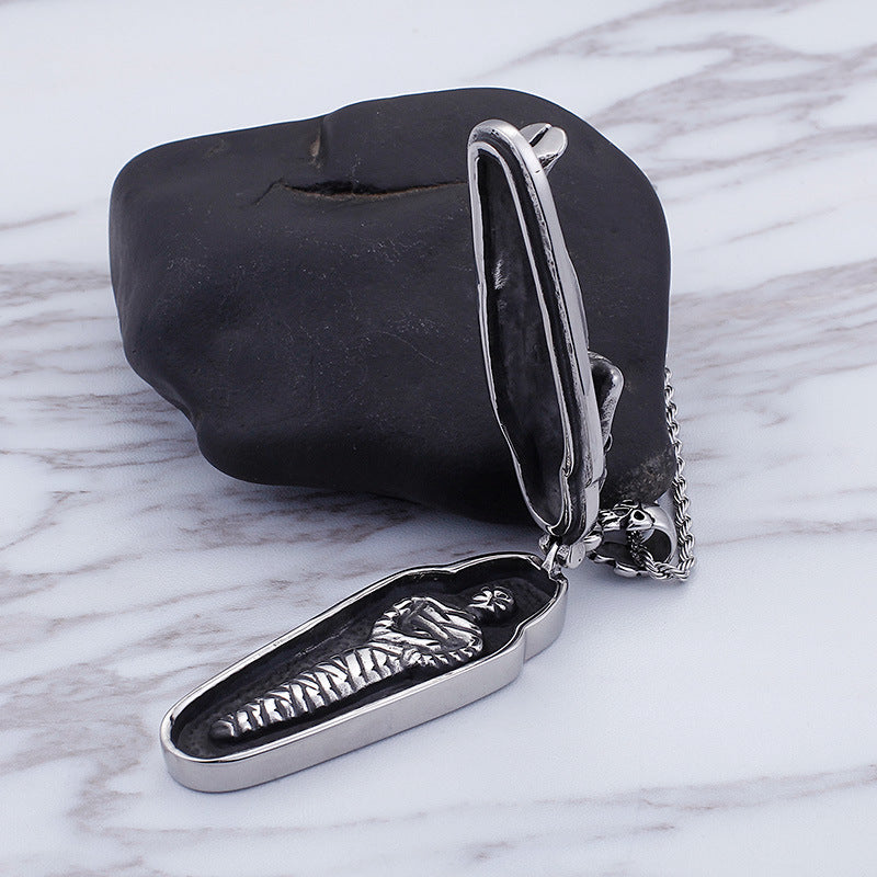 Exaggerated Pharaoh Mummy Pendant for Stylish Men