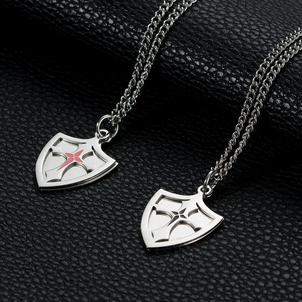 Hot-Selling European American Cross Stainless Steel Necklace