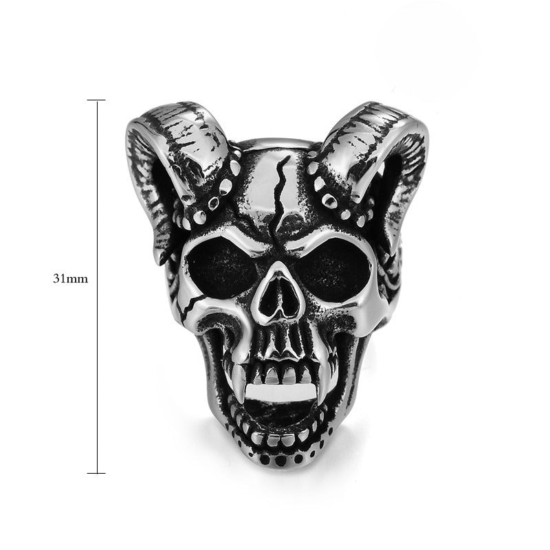 Titanium Steel Devil Ring