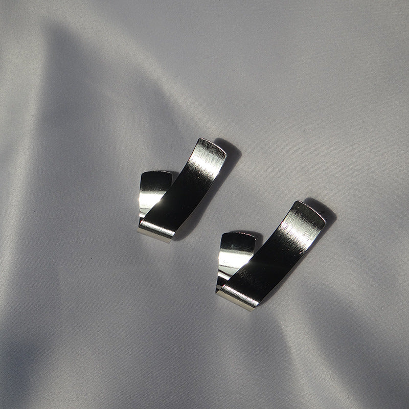 Bold Geometry Metal Earrings - Vienna Verve Collection