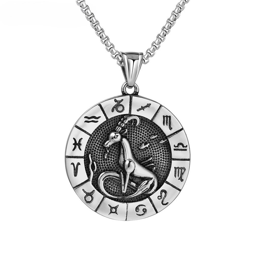 Constellations Pendant Titanium Steel Unisex Protection Statement Planderful Everyday Genie Gift