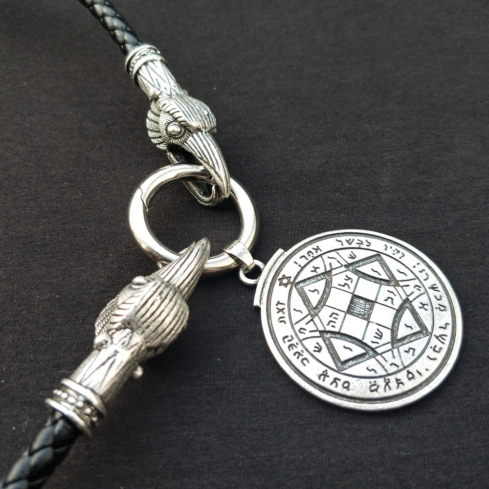 Viking Rune Love Seal Pagan Men's Necklace - Norse Legacy Collection