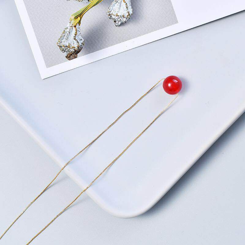 Elegant Sterling Silver Crystal Necklace for Women