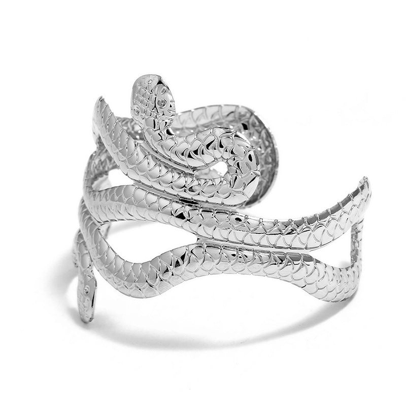 Whimsical Serpent Charm Bracelet - Vienna Verve Collection