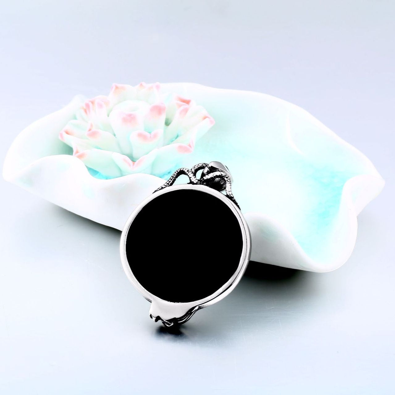Creative Vintage Titanium Steel Magic Mirror Pendant for Men - Wholesale Retro Accessories