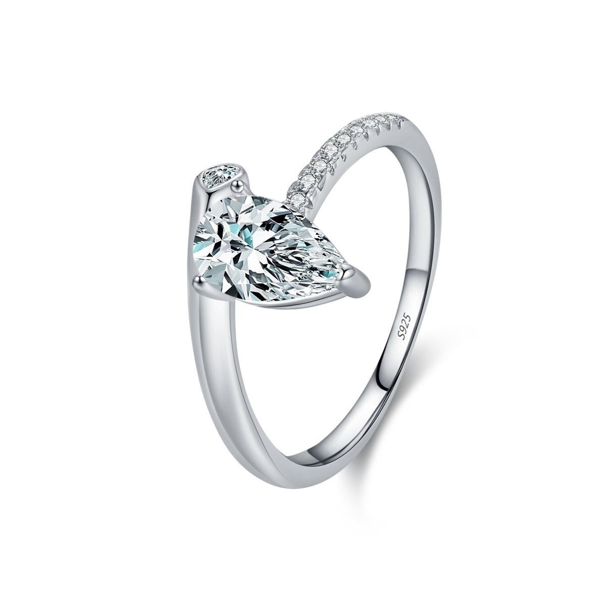 Planderful Everyday Genie Ring – Exquisite Irregular Design with Sparkling Zircon