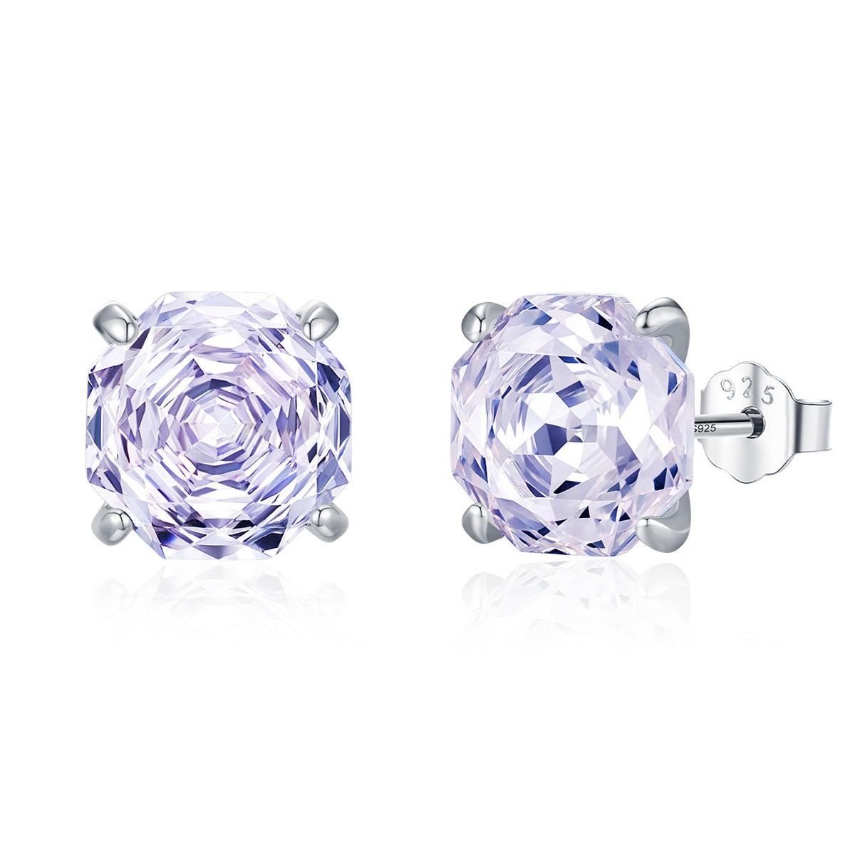 Planderful Everyday Genie Earrings – Elegant Zircon and Amethyst Design