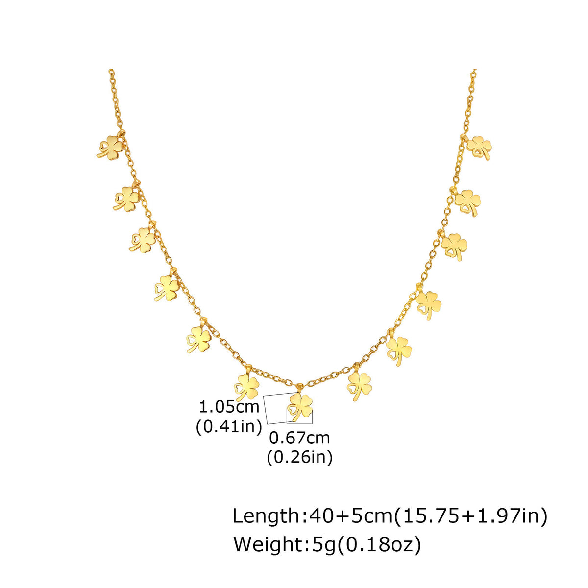 Stainless Steel Geometric Star Flat Cross Chain Water Drop Hollow Butterfly Zircon Necklace