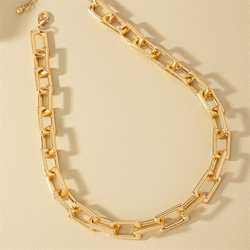 Punk Metal Chain Necklace - Vienna Verve Collection