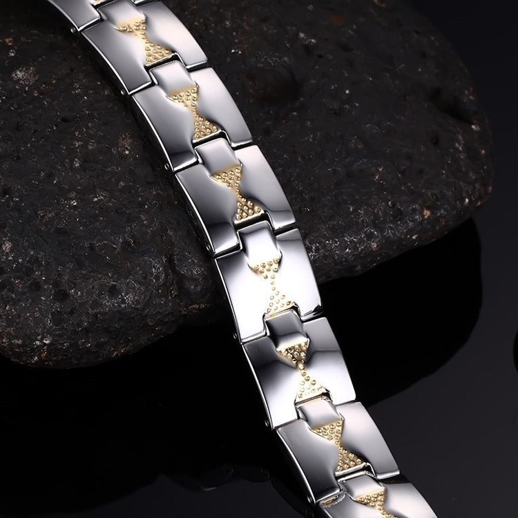 Simple Fashion Bracelet Jewelry Stainless Steel Magnet Bracelet