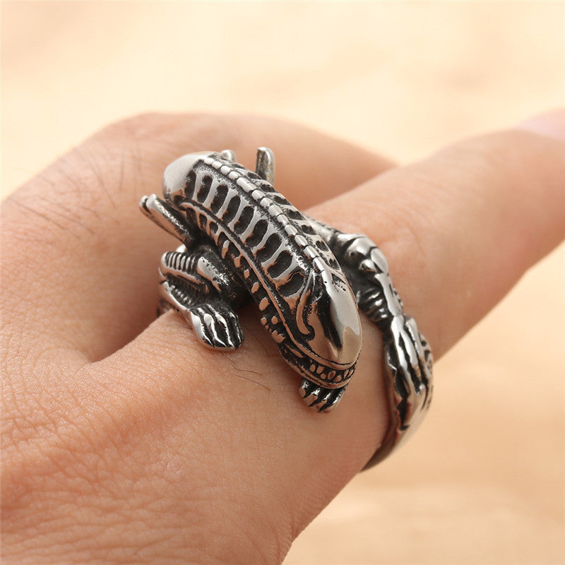 European And American Jewelry Titanium Steel Monster Ring