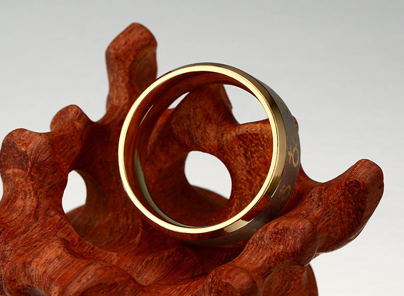 Titanium Steel Personalized Fashion Girlfriend Ring Jewelry