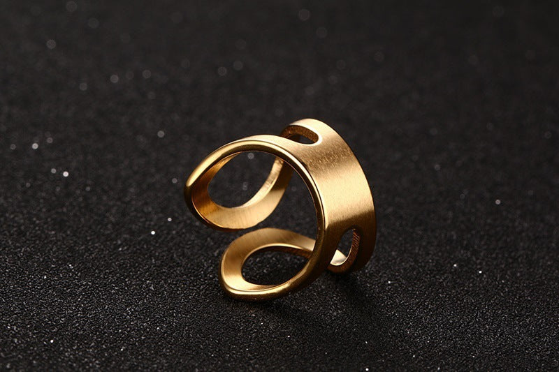 Cross-Border E-Commerce AliExpress Jewelry Gold Butterfly Ring